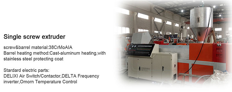 PET PP PE Plastic Pelletizing Reycled Plastic Granules Extruder Machine Production Line