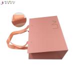 Clothing Packaging Custom Printed Gift Bags , Paper Merchandise Bags