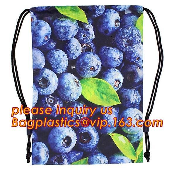 Recycled Foldable Nylon Polyester Tote Bag with logos polyester shopping bag Custom advertising handle non woven bag PAC