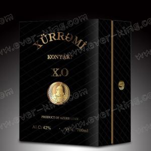 Quality Plastic Label Leather Corrugated Wine Boxes For Spirits wholesale