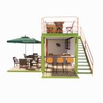 2023 Top Selling Outdoor Modular Prefab Houses Container Steel Frame Galvanized