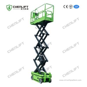 Quality Electric Aerial Work Platform Lift Capacity 320kg Self-propelled Scissor Lift of Max 13.8m Working Height wholesale