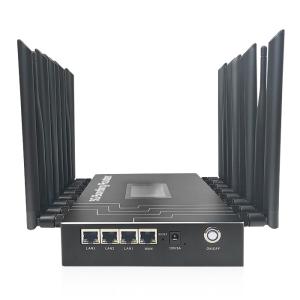 China Multi scene X5 5G Enterprise Router WiFi 6 VPN With 4 SIM Card Slot on sale