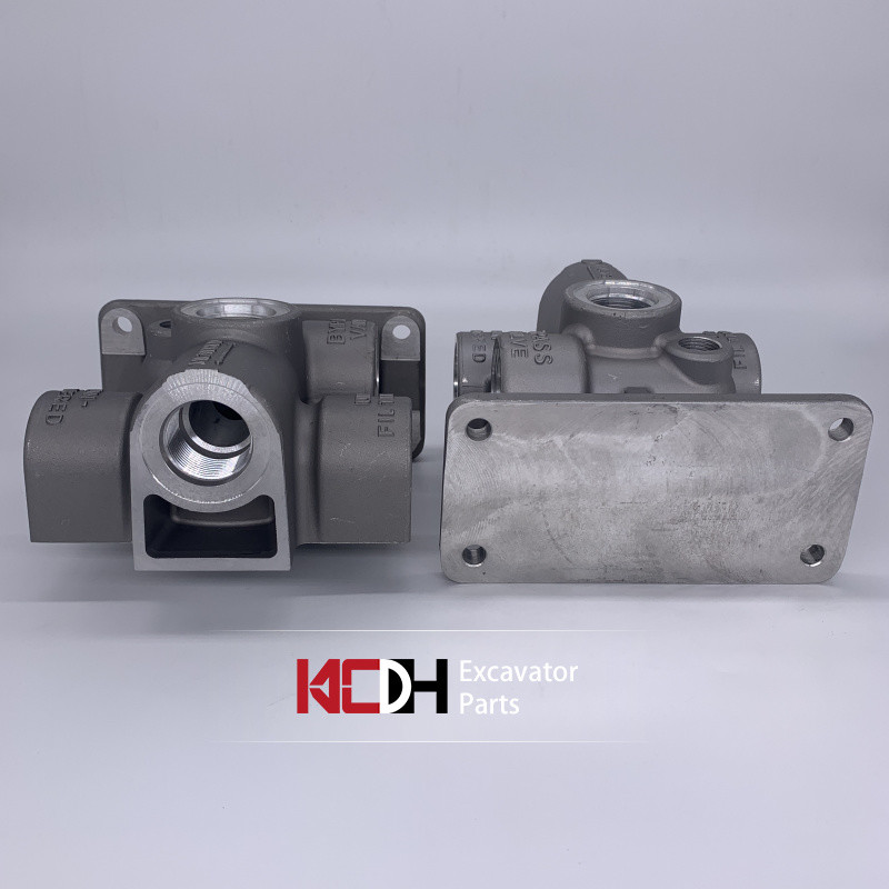 330C/330D/336D excavator accessories 1R-0716 oil filter base 1R0716 aluminum base, suitable for air filter assembly