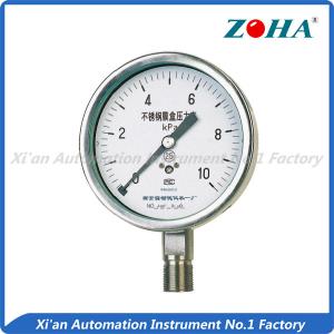 Quality 100mm Stainless Steel Pressure Gauge / Anticorrosive Manometer Pressure Gauge wholesale