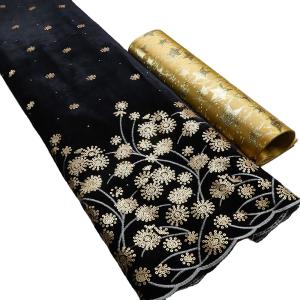 Quality Supoo Good quality velvet lace african lace fabric nigerian dress with sequins for wedding wholesale