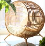 PE Rattan Chaise Lounge chairs Leisure Aluminium Outdoor Garden patio Sofa Cage