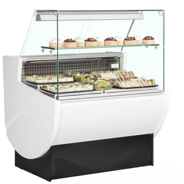 Fan Cooling Deli Refrigerated Display Case / Deli Chiller Display Cabinet