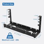 Sustainable Steel Q235 Cable Cord Management Tray Retractable Under Desk No