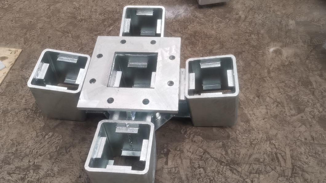 Hot DIP Galvanized Welded Ms Steel Metal Structure Frame