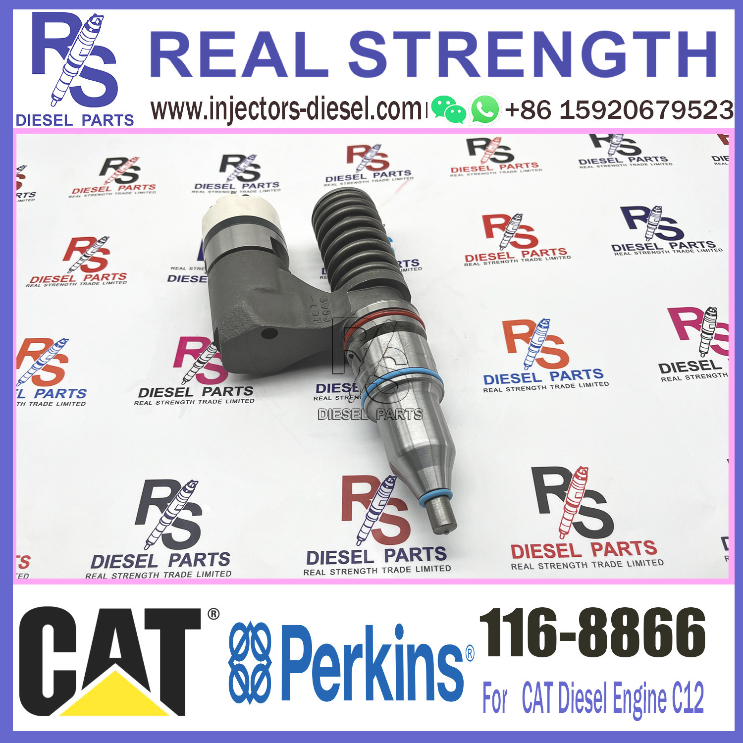 Diesel Common rail Diesel Fuel Injector 116-8866 for CAT Diesel Engine C12