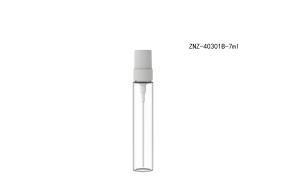 Quality Transparent PET Plastic Mist Sprayer 7ml Mini Perfume Bottle Refillable wholesale