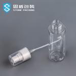 Transparent 18mm 100ML PET Spray Bottle With Nozzle 13g