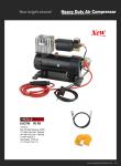 Heavy Duty DC12V/24V Metal Car Air Compressor For Truck Inflation