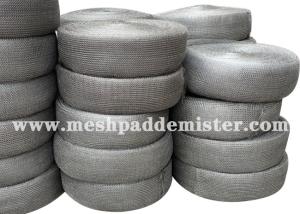 Quality 316L Round Wire 100mm Knitted Mesh wholesale