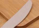 190mm Organic Wheat Fiber Disposable Knife Cutlery Eco Friendly For Travel