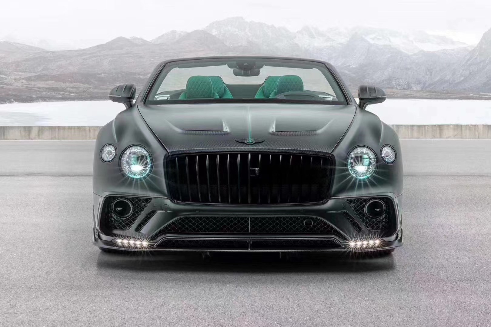 Carbon Fibre 3S3 Bentley Body Kit Auto Parts Bumper Diffuser Front Shovel OEM