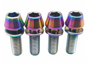 Quality Grade 5 Hex Socket Head Cap Screw Titanium Alloy For Bicycle Rainbow Color wholesale