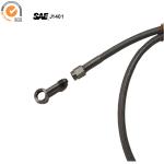 dot sae j1401stainless steel braided hose assembly