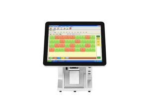 Quality Metal Frame POS Touch Screen Monitor Full Flat Classical Oil Proof Low Noise Fanless wholesale