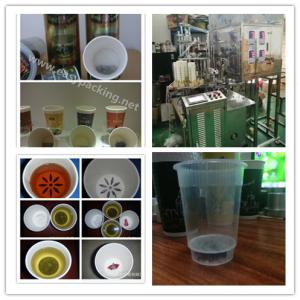 Quality Tea cup filling and sealing machine .Easy and fashion drink wholesale