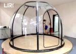 Round Waist Shape Crystal Dome House For Outdoor Event Exhibitons