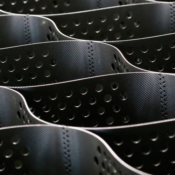 Gravel Geogrid HDPE Plastic Geocell 200mm Height Highway Driveway Construction