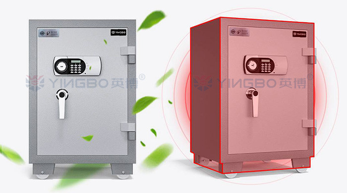 Fire Rating 120 Mins Fireproof Safe Box / Fireproof Document Safe YB/FH-78