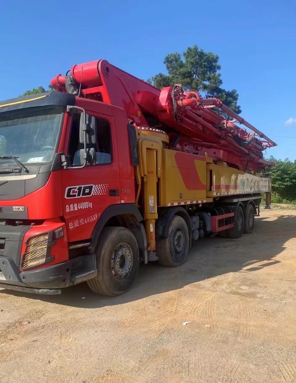 2020 Sy 62m Concrete Pump with Volvo Truck Truck Mounted Pump Used Concrete Pump Truck
