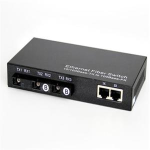 Quality RJ45 3 Optical 2 Electric 20KM 100M Fiber Optic Transceivers wholesale