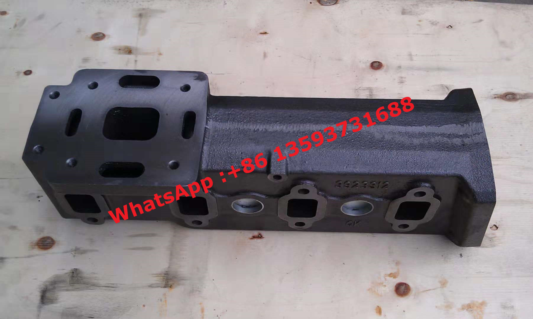 Top Cummins 4BT Marine engine Exhaust Manifold 3920941 3918916 3923313 3918926 3905321 3920940