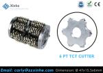 Octagonal 8pt Tungsten Carbide Cutters For Scarifying Machine Edco Parts