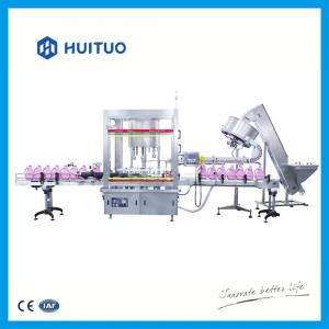 Quality Huituo automatic pistion filling machine for liquid detergent and dishwash large volume bottles wholesale