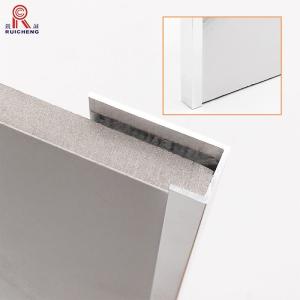 Quality Antifingerprint Aluminium Panel Trim , 3m Aluminium Square Edge Tile Trim wholesale