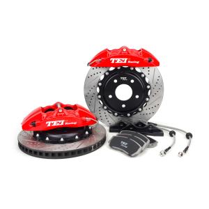 Quality 4 Piston Caliper With 330*28 Disc Tei Racing Brake Kit For 2019 Year 17 Inch Car Rim Honda Civic wholesale