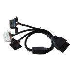 Automotive OBD2 Connector Cable 16 Pin Male Port To 3 Female