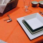 Disposable Round Wedding Table Napkin Cloth Non Toxic 420cm