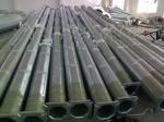 Hot Dip Galvanized Street LED Lamp Pole Height 10m