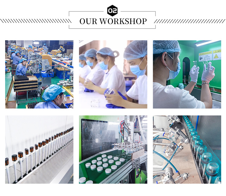 OEM Custom Skincare Packaging Painting Glass Lotion Dropper Bottle