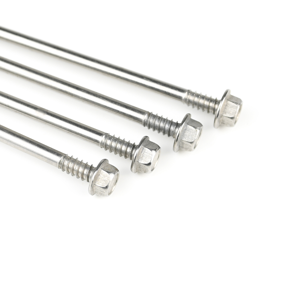 Ruspert Finish 5.5x140mm 410 SS Hexagon Head Self Drilling Screw for Roofing Insulation