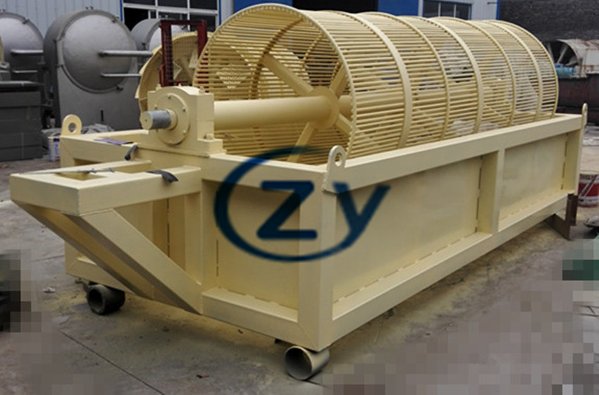 Rotary Drum Cassava washing machine carbon steel material Automatic electric control