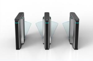 Quality Biometric Flap Barrier Handicap Turnstile Entry Systems For High End Place wholesale