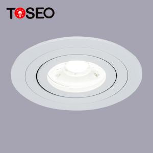 Quality MR16 Adjustable GU10 Downlight Fitting 80mm Cut Out Diameter For Shop wholesale