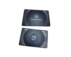 China Stainless Steel Contactless Smart Nfc Business Cards 13.56mhz Frequency on sale