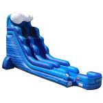 Large 0.55mm PVC Inflatable Slip And Slide Outdoor Blow Up Water Slide OEM ODM
