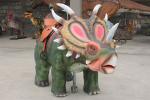 Kiddie Walking Dinosaur Rides , Realistic Animatronic Dinosaur Toy Car