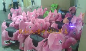 Quality big plush toy animal ride machine battery operated toy car wholesale