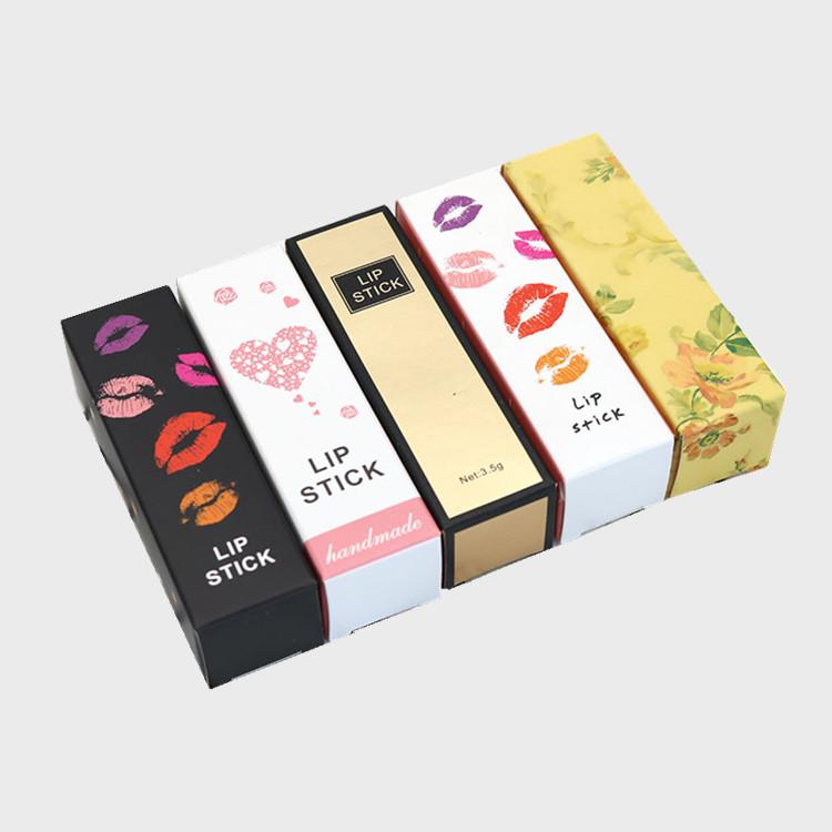 300g/M2 Cosmetic Paper Box , Matt Lamination Lipstick Paper Box