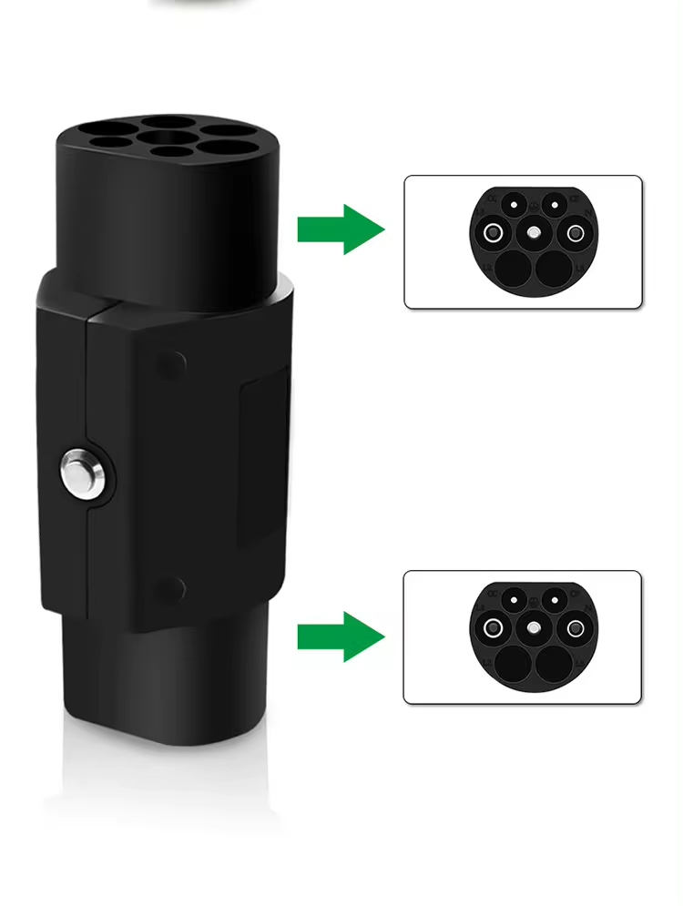 GBT Withstand Voltage 240V Adapter Type2 to GBT 7KW 220V Energy Charging Pile 32A AC Rated Current