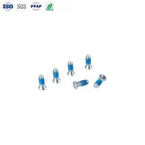 Quality OEM M2 * 6 Hexalobular Socket Small Countersunk Head Point Nylon Rubber Anti-Loosening Screws wholesale